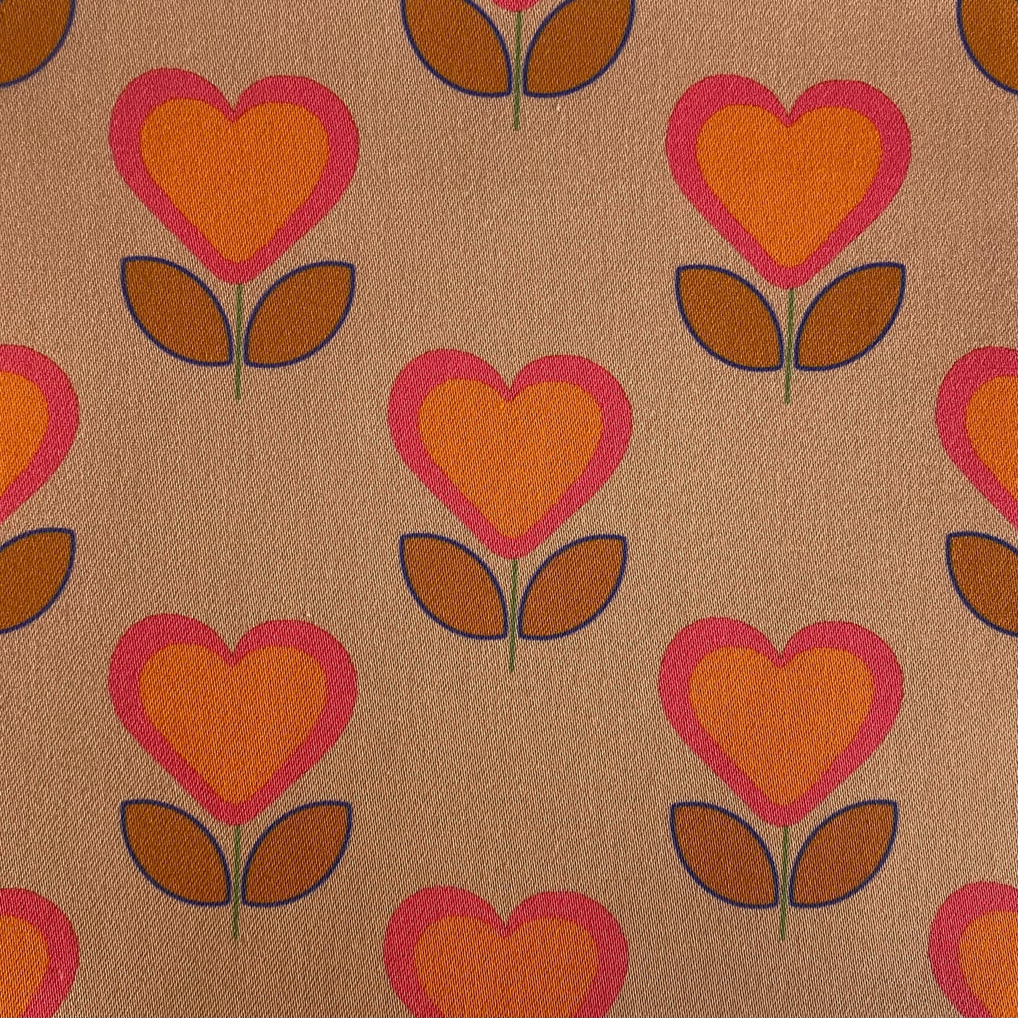 FLORAL HEART APRICOT