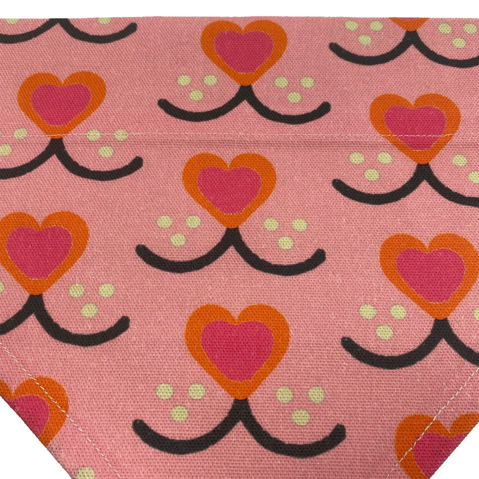 LOVE HEART DOG BANDANA